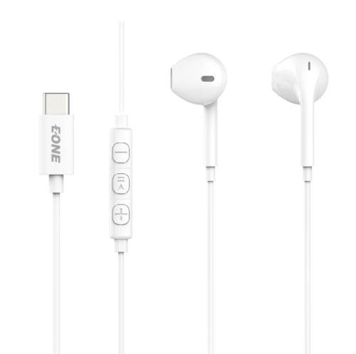 اي ون- سماعة سلكية تايب سي بطول 1.2