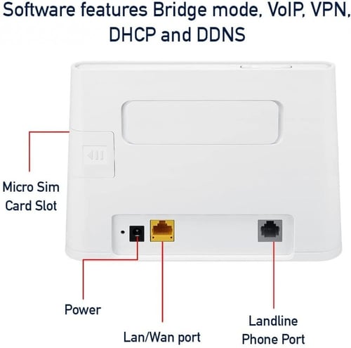 هواوي - راوتر B311 - CAT 4 بتقنية 4G/ LTE بسرعة 15...