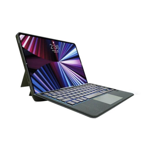 كيبورد مع كفر وماوس لمس للايباد مقاسات متعددة من W...