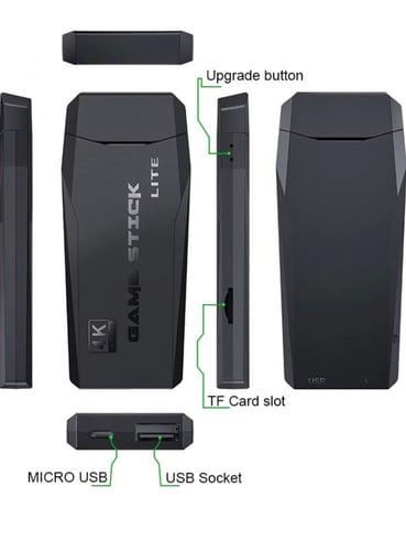 ألعاب الطيبين فيديو 4K HD مزدوجة 64 جيجا ،10000 ال...