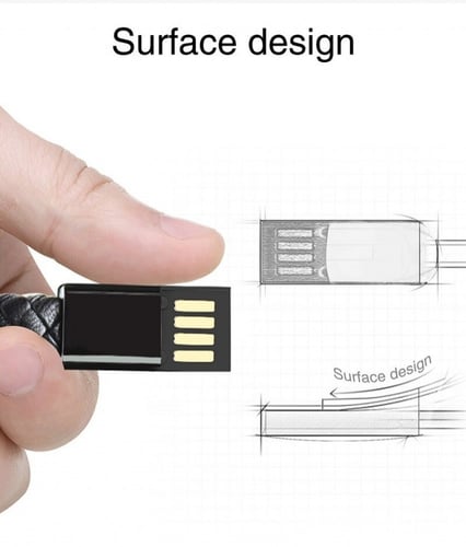 كيبل ايفون بشكل سوار جلدي عصري من تن بلس TEN PLUS