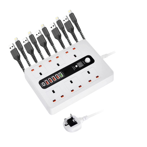 عرض توصيلة نوكسون و 5 كيابل ايفون USB