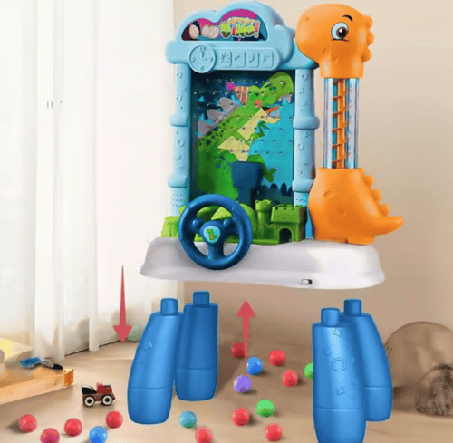 لعبة الديناصور لالتقاط الكرات