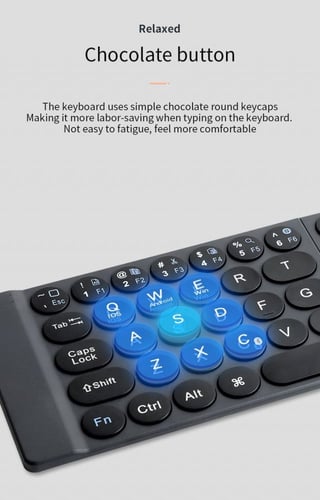 كيبورد لا سلكي قابل للطي من ماركة WIWU