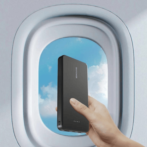 راف باور - بطارية 10,000 ملي امبير بمنفذ تايب سي و...