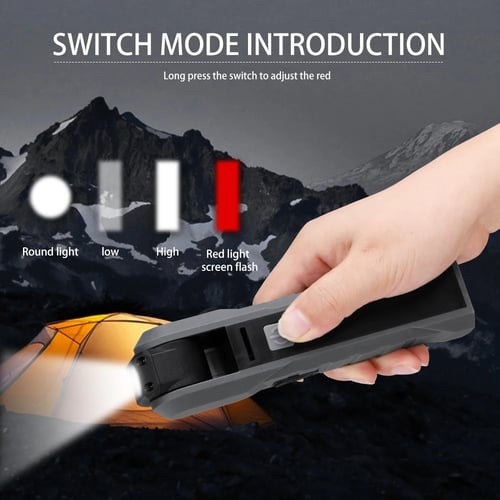 مصباح يدوي قابل لإعادة الشحن المغناطيسي من برودو
