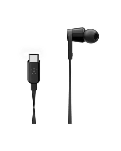 سماعة أذن بيلكن سلكية بمنفذ USB-C - اسود