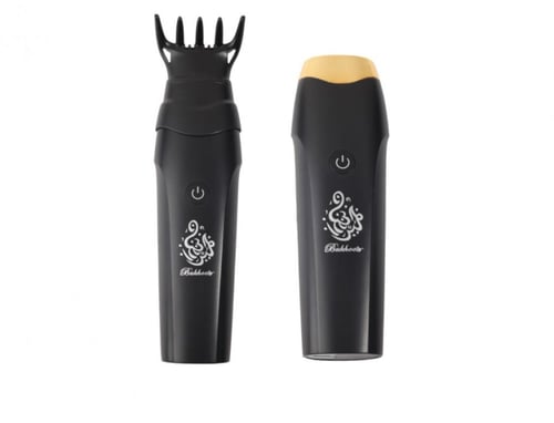 مبخرة الكترونية للشعر قابلة للشحن جميرا - لون اسود