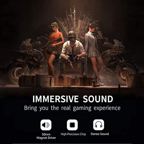 سماعة رأس سلكية K10 PRO مخصصة للألعاب بميكرفون واض...