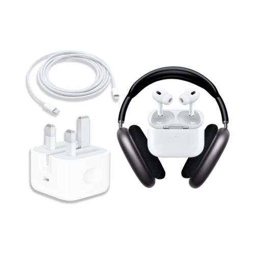 عرض سماعتين وفيش وكيبل ايفون