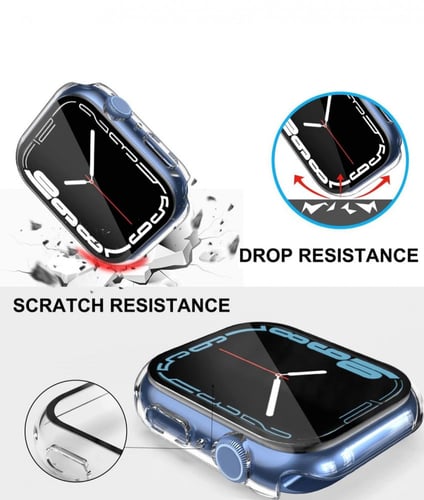 غطاء حماية واقي شاشة للساعة شفاف