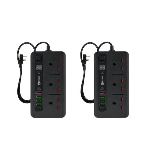 عرض التوصيلتين الذكية 3000 واط بطول 3 متر من فيدا...