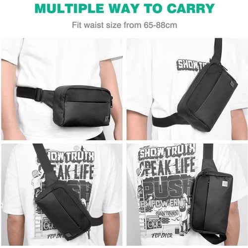 شنطة خصر / كتف قماش من ماركة WIWU