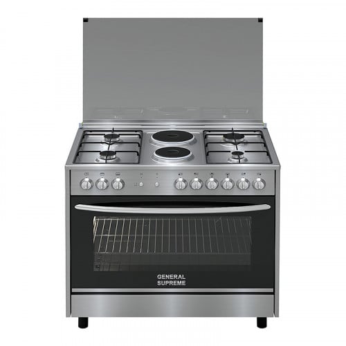 جنرال سوبريم فرن غاز و كهرباء مقاس 90*60 الفرن بشو...