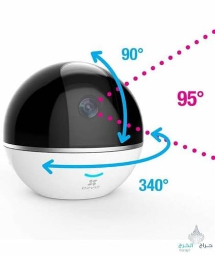 CS-H6 Ezviz كاميرا مراقبة واي فاي كاميرا صغيرة لاس...