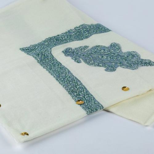 شال كشميري - خياطة يدوية