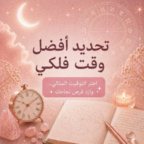 تحديد أفضل توقيت فلكي لقرارك المهم