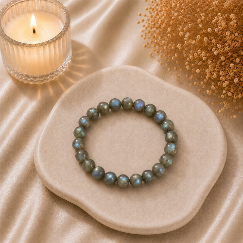 اسوارة حجر اللابروديت (Labradorite)