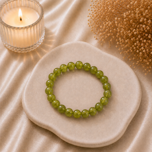 اسوارة حجر الزبرجد (Peridot)