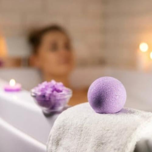 كرة ملح الاستحمام باللافندر