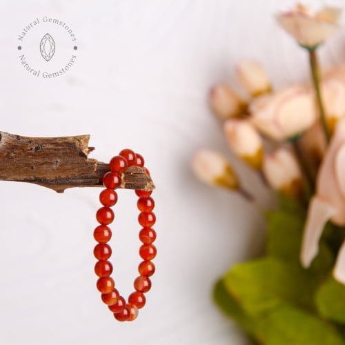 اسوارة حجر العقيق الأحمر