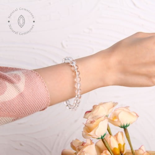 اسوارة حجر الكلير كوارتز