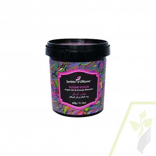 مقشر السكر بزيت الارغان وزهر البرتقال من جاردن اول...