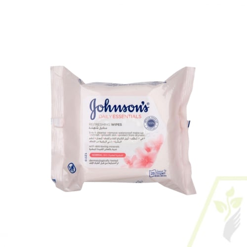 مناديل مبلله من جونسون 5 *1 عدد 25 منديل