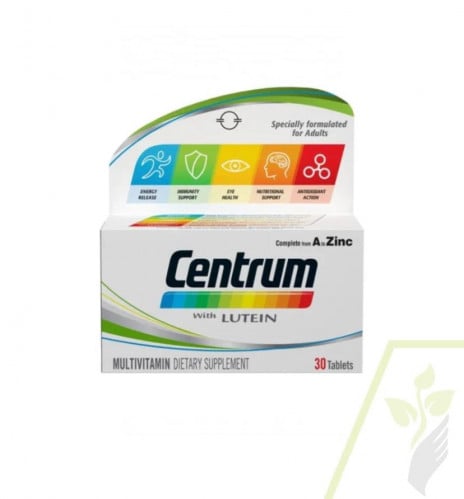 سنتروم مع لوتين متعدد الفيتامينات 30 قرص Centrum W...