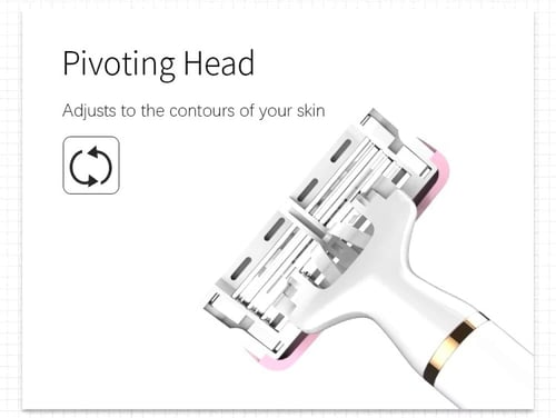 شفرات حلاقة للبشرة الحساسة 5 شفرات آمنة 1+1