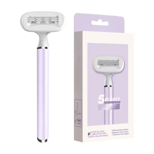 شفرات حلاقة للبشرة الحساسة 5 شفرات آمنة 1+1