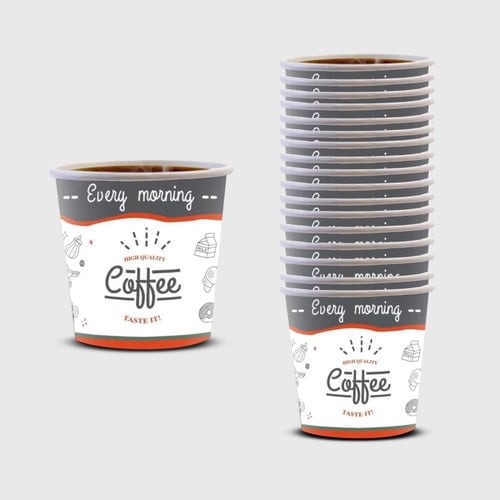 مجموعة اكواب قهوة 700 كوب ورقي