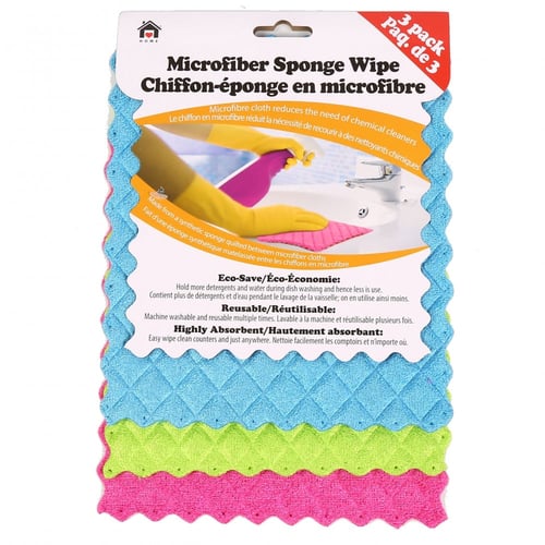 مناشف مايكروفايبر اسفنج 20*17 (3 قطع)
