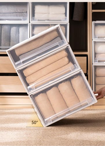 صندوق تخزين متعدد الاستخدامات بواجهة قابلة للسحب ش...