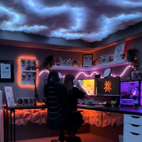 بكج سقف الغيوم الرهيب بكامل الادوات جاهز لتركيب