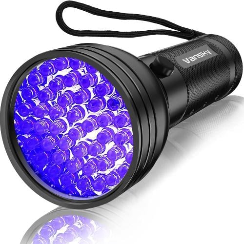 مصباح يدوي بلاك لايت LED بالاشعة فوق البنفسجية بـ...