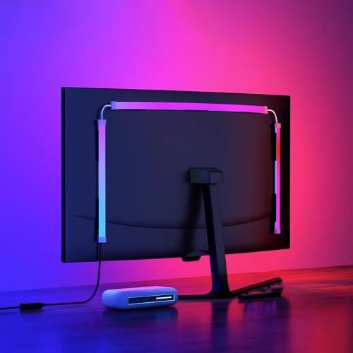 اضاء تفاعلية خلف شاشة Pc