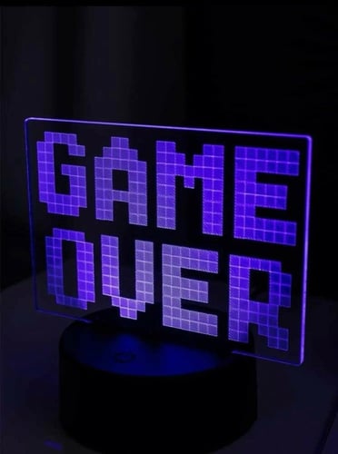 اضاءة قيم اوفر Game Over Light ب 7 الوان
