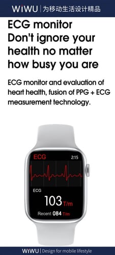 ساعة ذكية مشابهة لساعة أبل Wiwu SW01