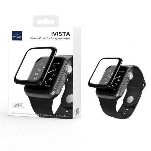 شاشة حماية لساعة آبل من WIWU مقاومة للصدمات والغبا...