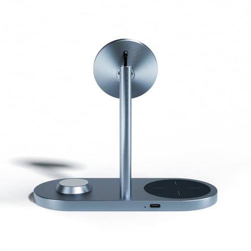 شاحن لاسلكي ثلاثي للايفون (ماق سيف) وساعة أبل و ال...