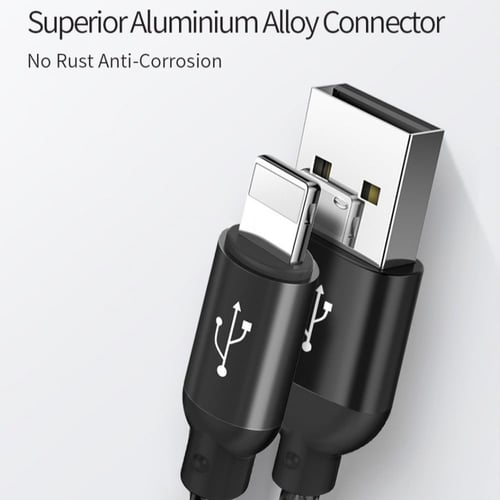 سلك شاحن ثلاثي للايفون و الاندرويد من WIWU