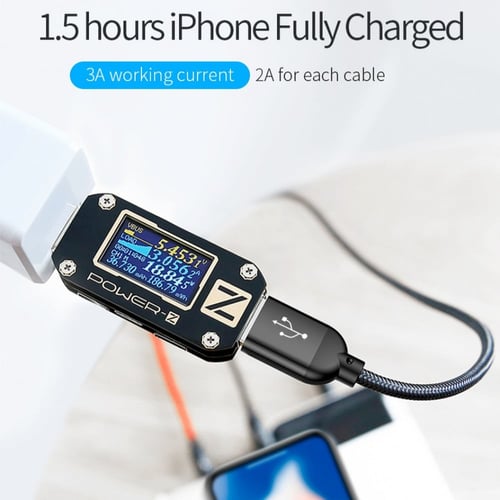 سلك شاحن ثلاثي للايفون و الاندرويد من WIWU