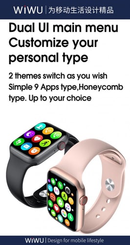 ساعة ذكية مشابهة لساعة أبل Wiwu SW01
