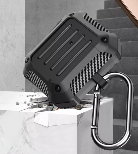 غطاء حماية من WUWU لسماعات أبل إيربودز 2,1 مع تعلي...