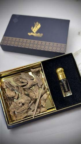 تولة دقة موروكي حي مع ربع توله دهن عود من اختيارك