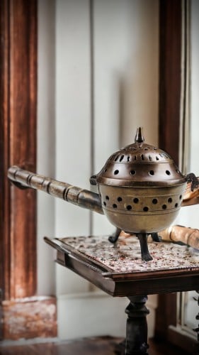 مبخرة انتيكا تراثية هندية الصنع - 2