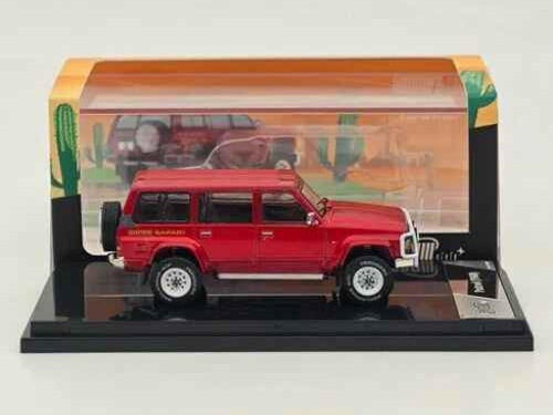Nissan Patrol (Y60) LHD Burgundy Red 1:64 Shadow P...