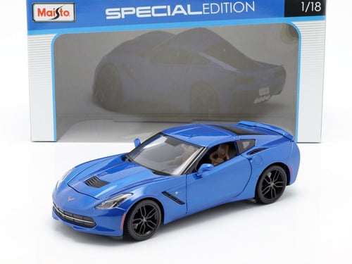Chevrolet Corvette Stingray Z51 Blue 1:18 Maisto 3...