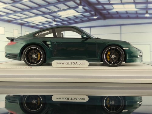 Porsche 911 Turbo S (997.2) Dark Green with Black...